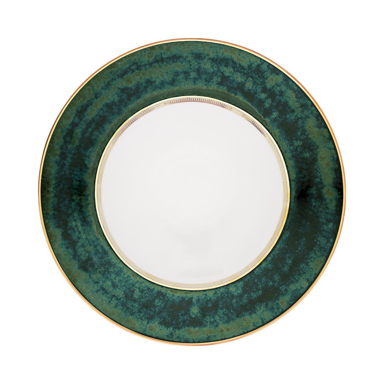 Lush forest assiette de présentation 32cm - Maison porcel  | Porcelaine