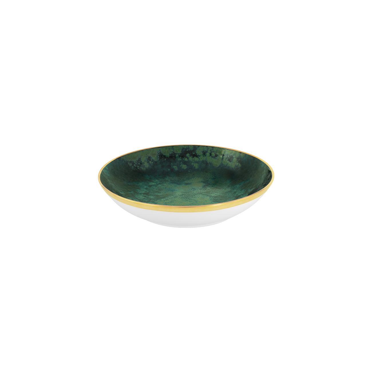 Lush forest assiette creuse 19cm - Maison porcel  | Porcelaine