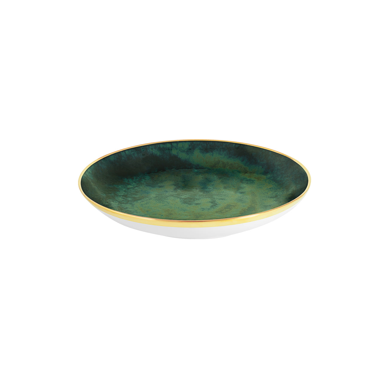 Lush forest assiette creuse 24cm - Maison porcel  | Porcelaine