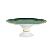 Lush Forest plat sur pied - Maison porcel  | Porcelaine