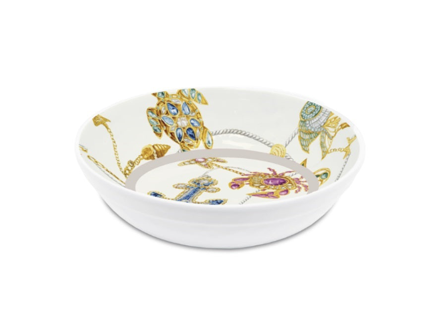 Portofino assiette creuse 23cm - Maison porcel  | Porcelaine