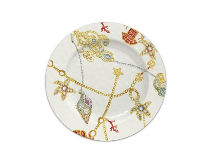 Portofino assiette à dessert - Maison porcel  | Porcelaine