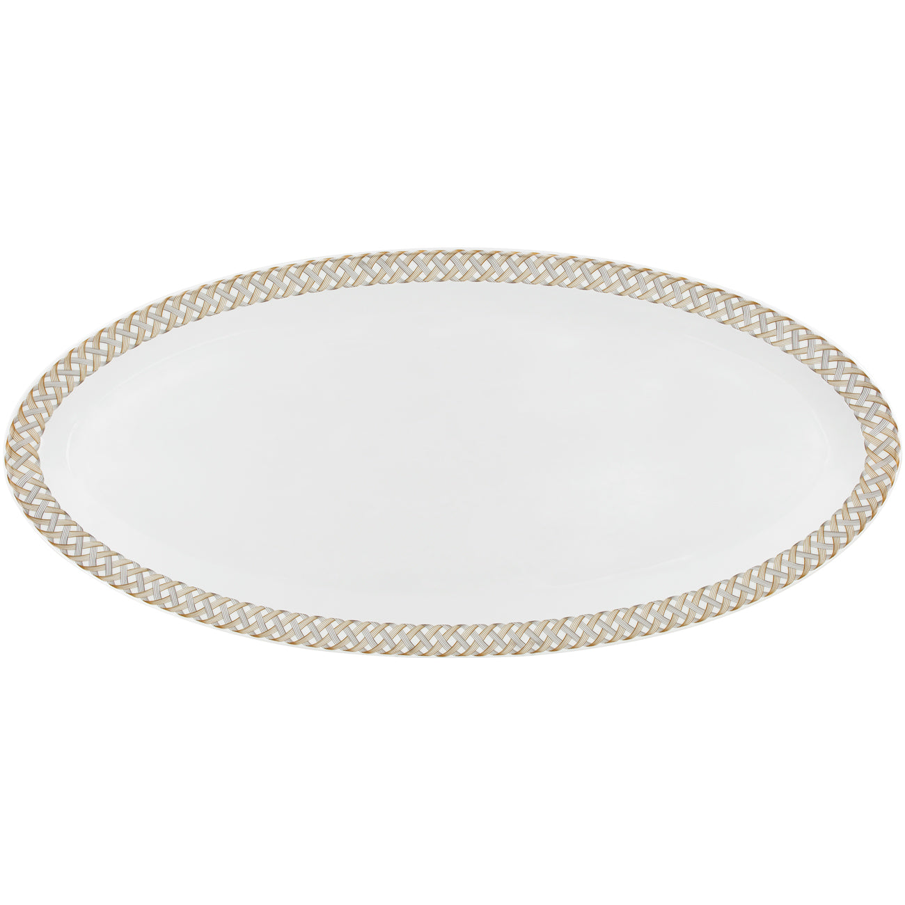 Precious plat 52cm - Maison porcel  | Porcelaine