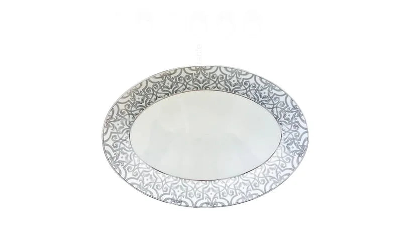Silver legacy plat 39cm - Maison porcel  | Porcelaine