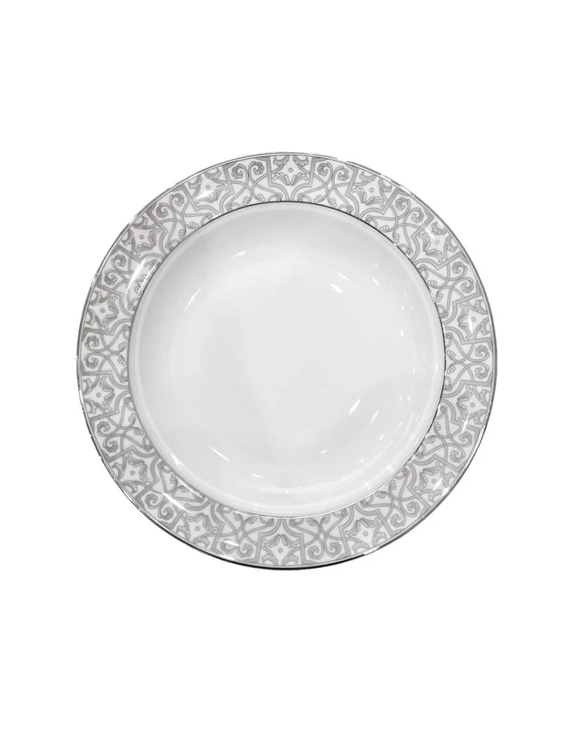 Silver legacy plat creux 31cm - Maison porcel  | Porcelaine