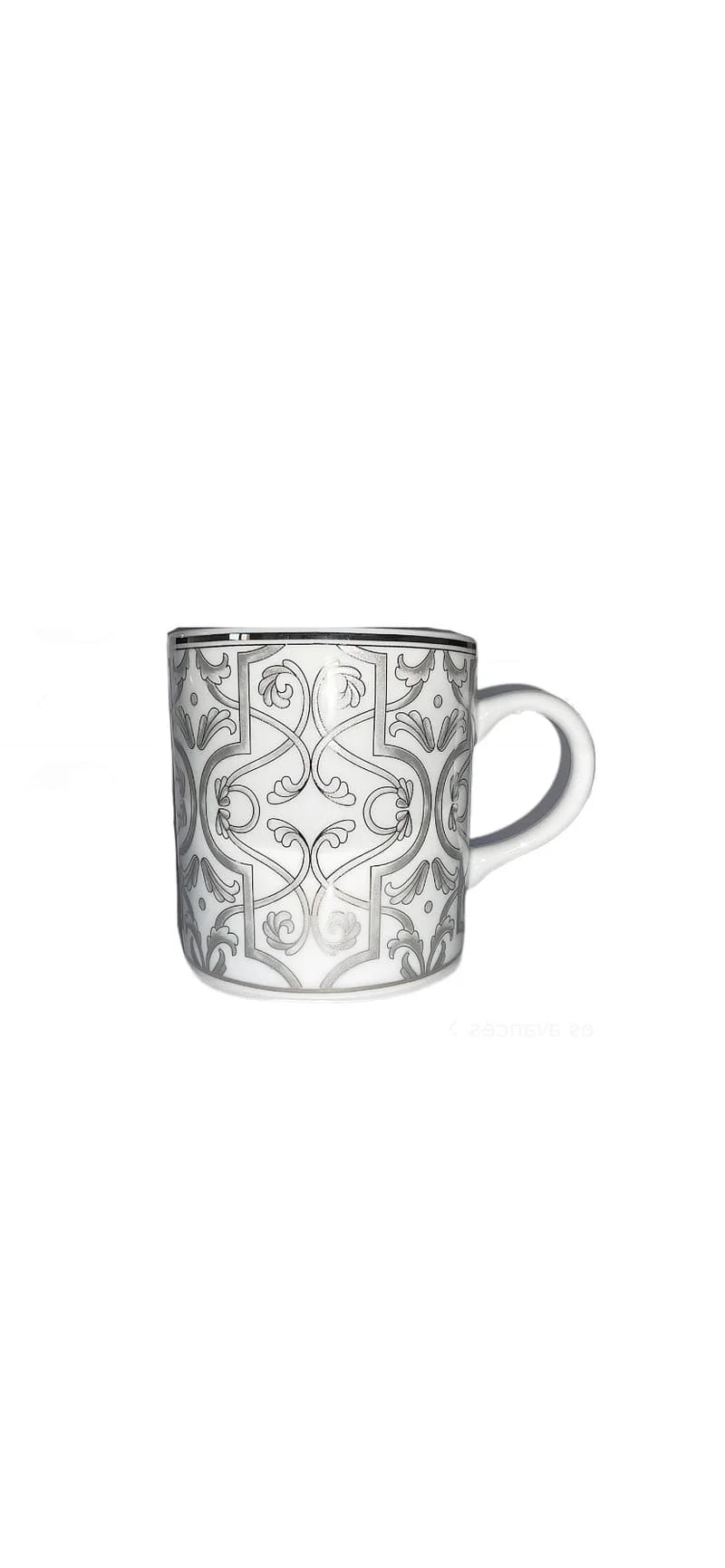 Silver legacy mug - Maison porcel  | Porcelaine