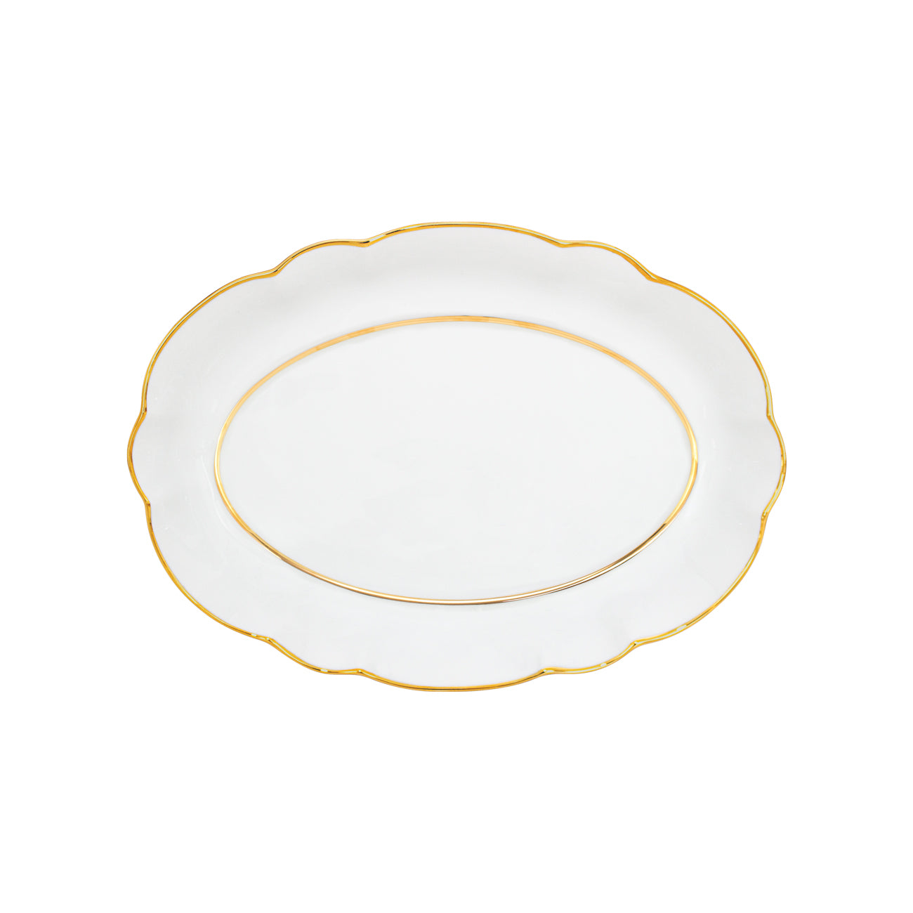 Vivian plat 29cm - Maison porcel  | Porcelaine