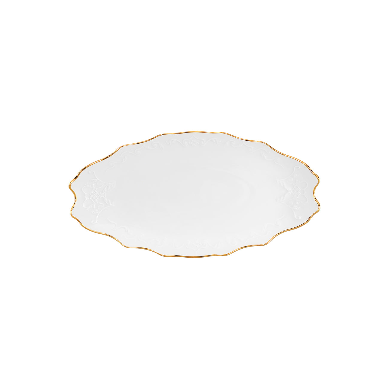 Vivian plat 26cm - Maison porcel  | Porcelaine