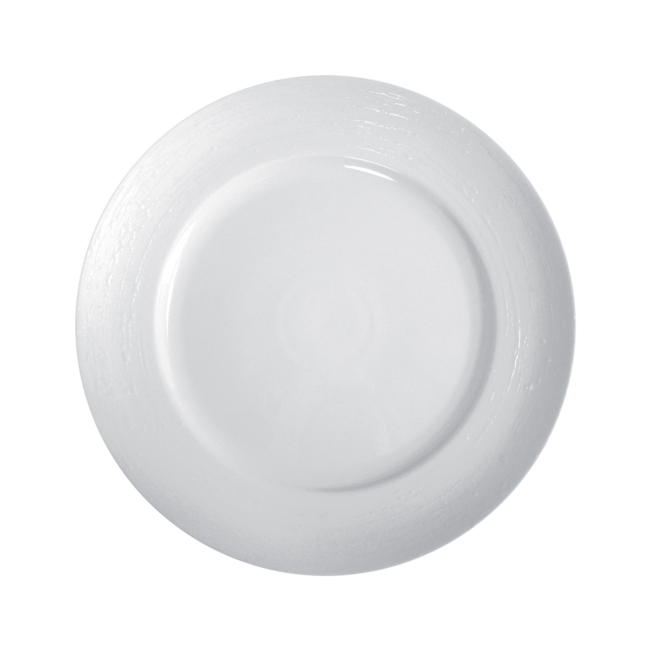 White tears assiette de présentation 31cm - Maison porcel  | Porcelaine