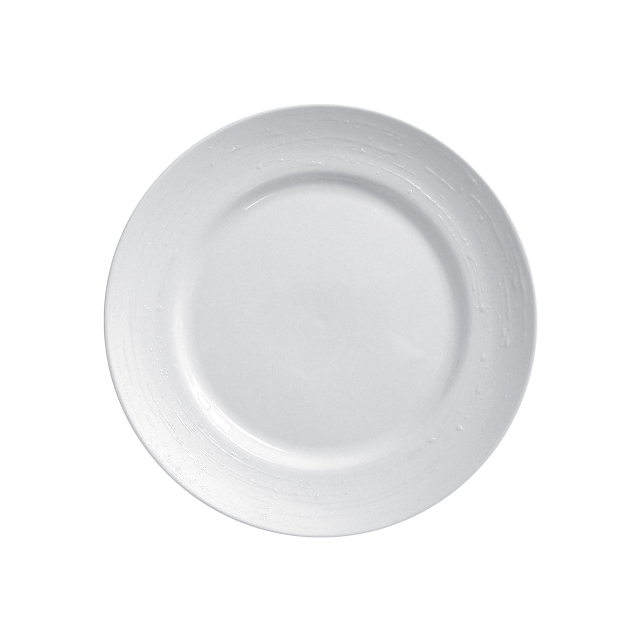 White tears assiette plate 27cm - Maison porcel  | Porcelaine