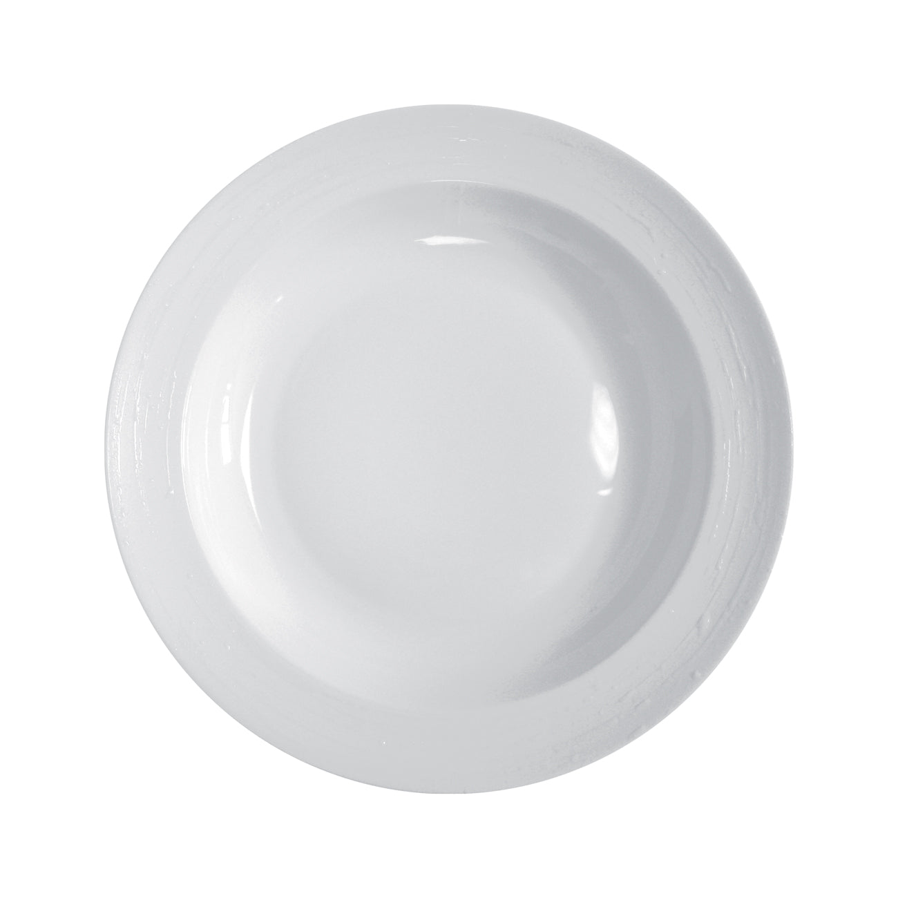 White tears plat creux 31cm - Maison porcel  | Porcelaine