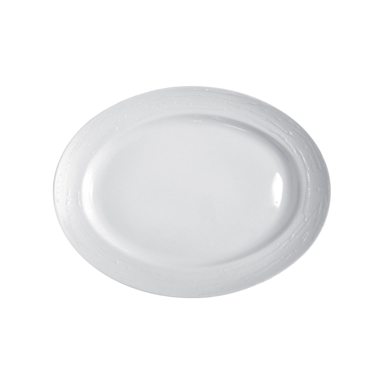White tears plat 29cm - Maison porcel  | Porcelaine