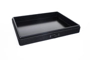 Plateau rectangle 62cm modern noir - Maison porcel  | Porcelaine