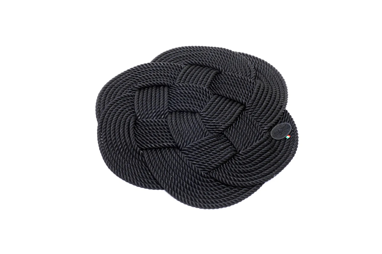 Napperon rond 50cm noir - Maison porcel  | Porcelaine