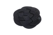Napperon rond 50cm noir - Maison porcel  | Porcelaine