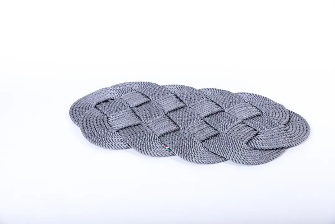 Maxi napperon 75cm gris - Maison porcel  | Porcelaine