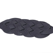 Maxi napperon 75cm noir - Maison porcel  | Porcelaine
