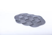 Napperon 60cm gris - Maison porcel  | Porcelaine