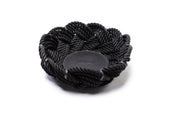 Grand panier 32cm noir - Maison porcel  | Porcelaine