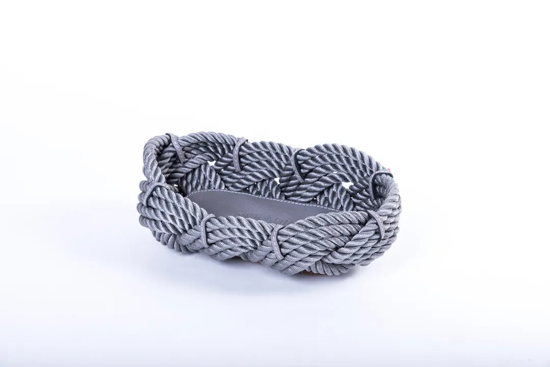 Panier ovale 31cm gris - Maison porcel  | Porcelaine