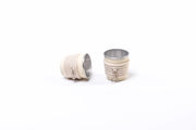 Porte gobelet 6 pièces crème - Maison porcel  | Porcelaine