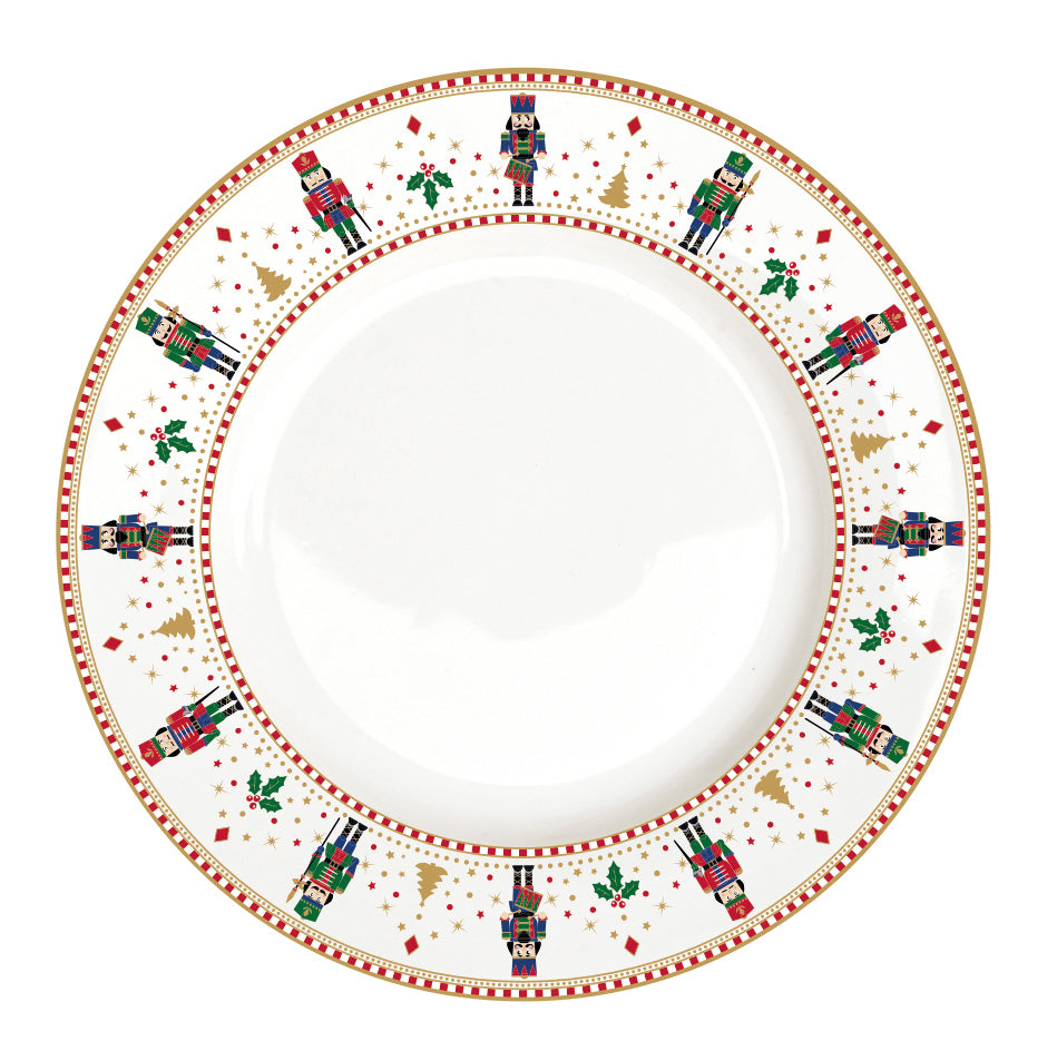 Nutcracker assiette plate 26cm - Maison porcel  | Porcelaine