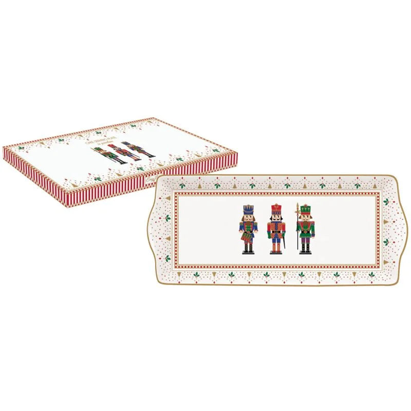 Nutcracker plat rectangle - Maison porcel  | Porcelaine