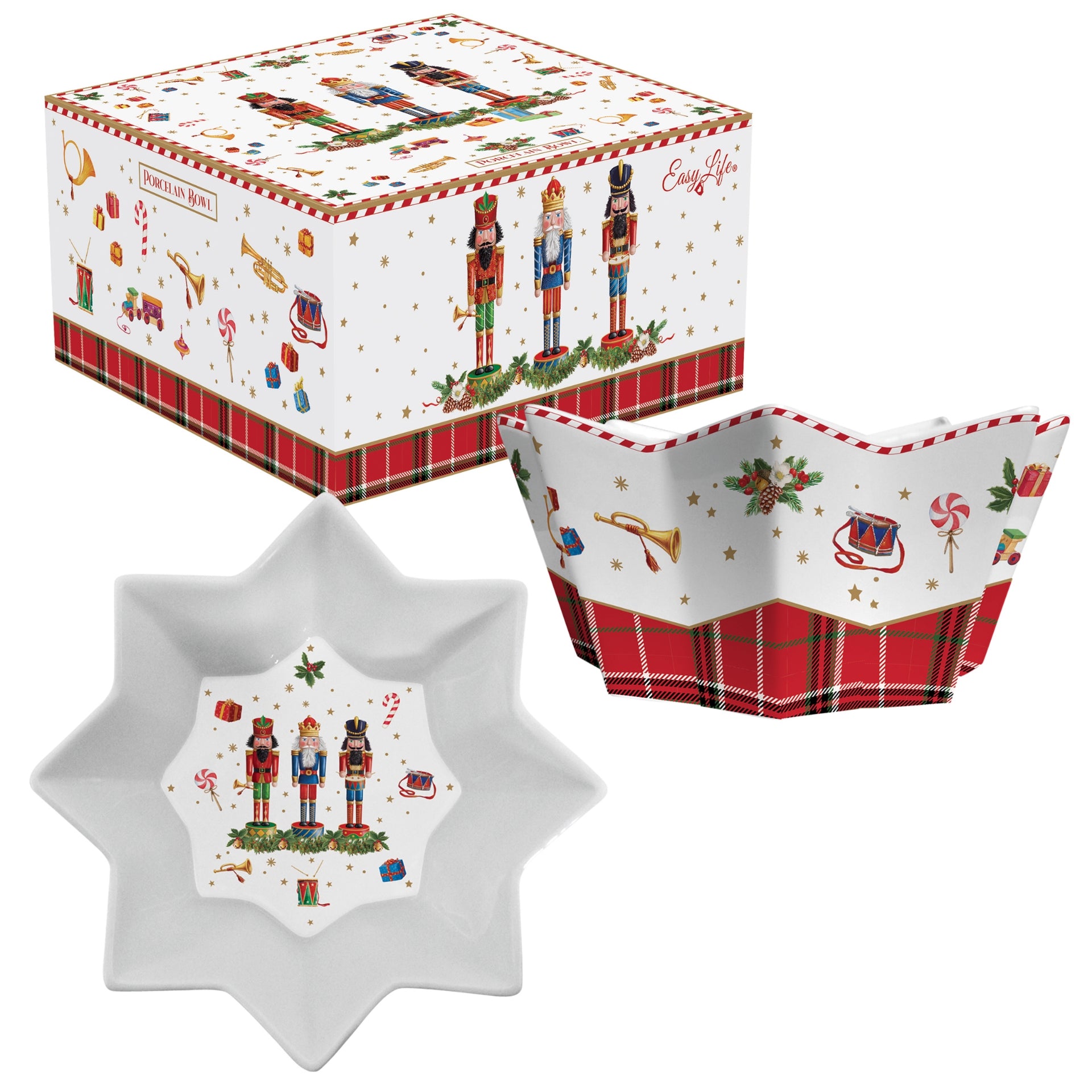 Vintage Nutcracker saladier 20cm - Maison porcel  | Porcelaine