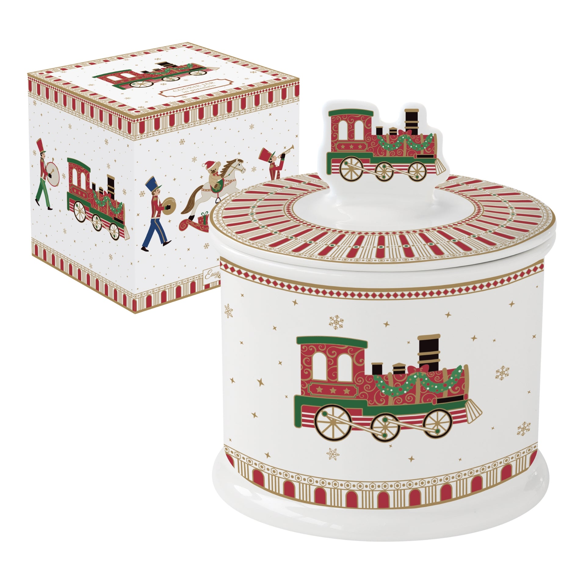 Polar express bonbonnière - Maison porcel  | Porcelaine