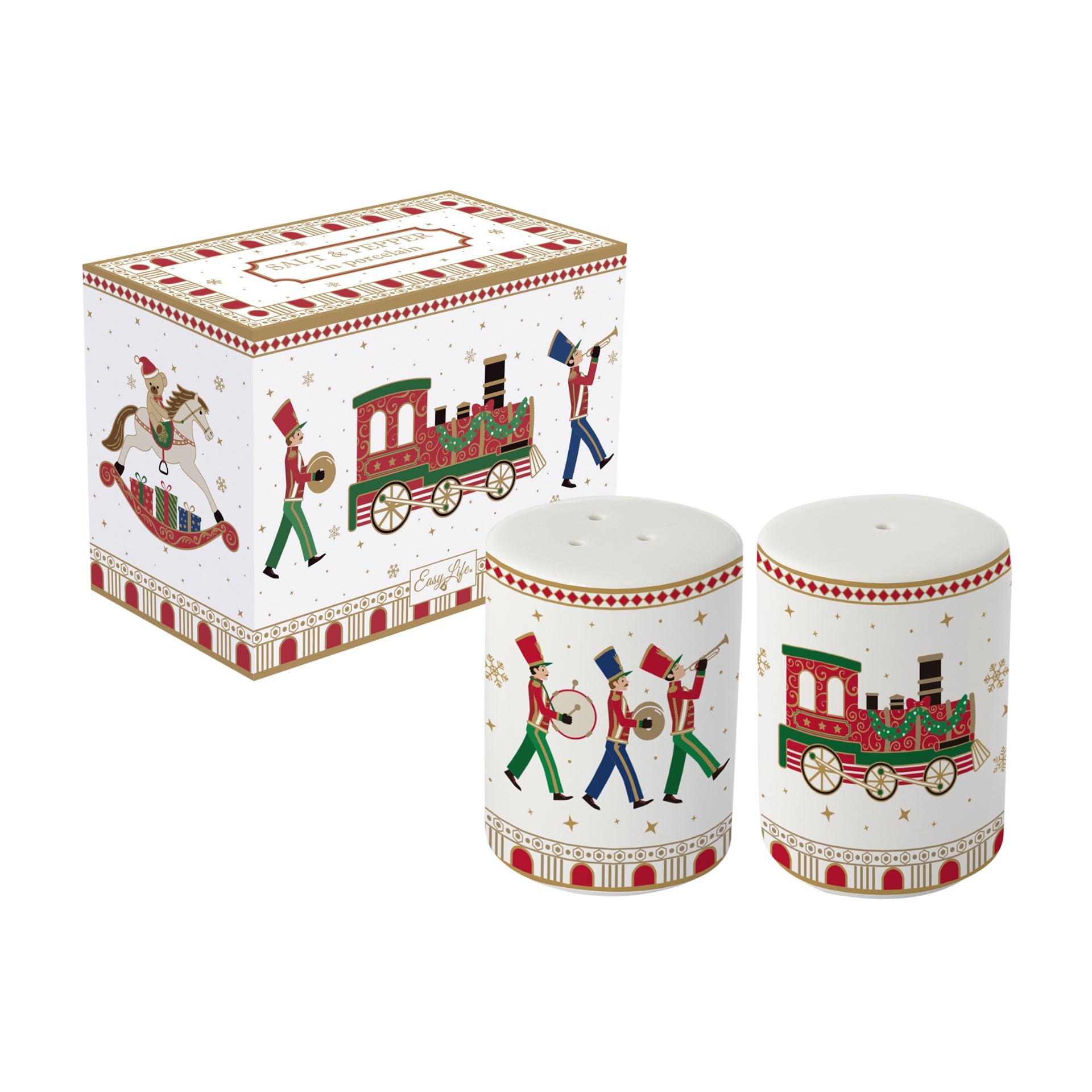 Polar express sel/poivre - Maison porcel  | Porcelaine