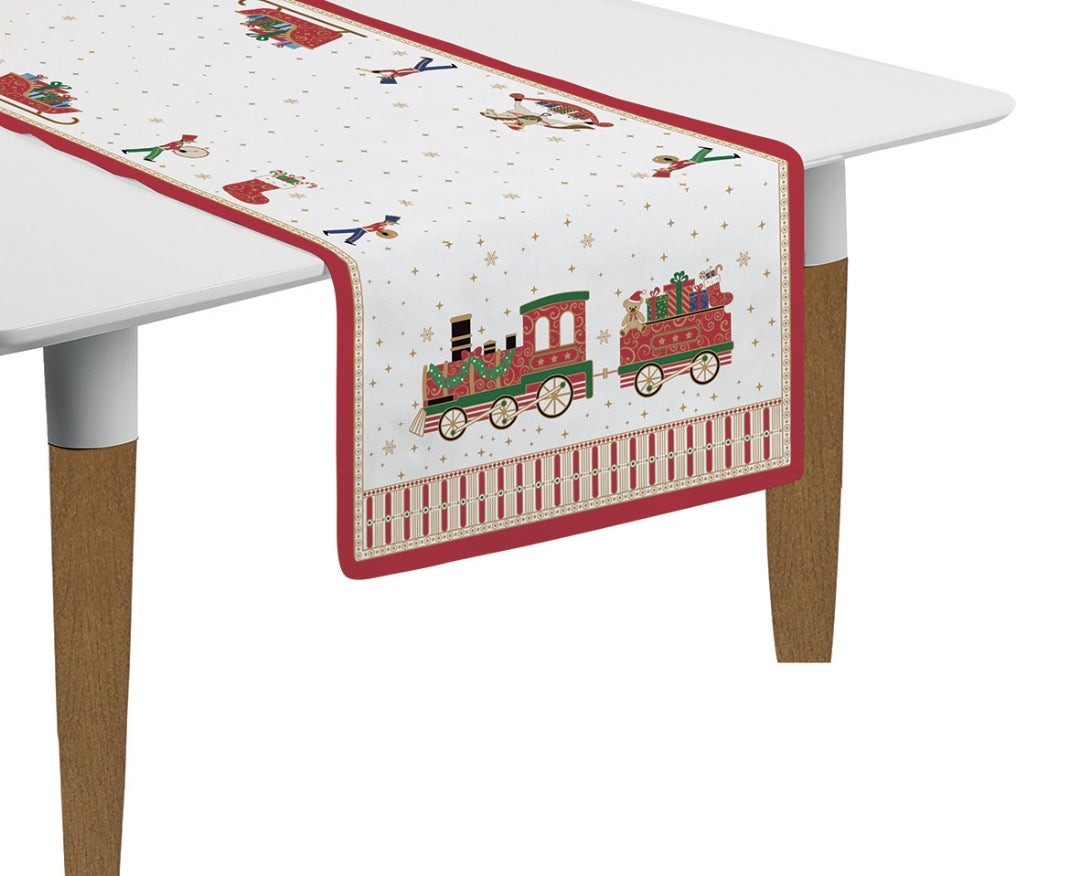 Polar express chemin de table 45x140 - Maison porcel  | Porcelaine