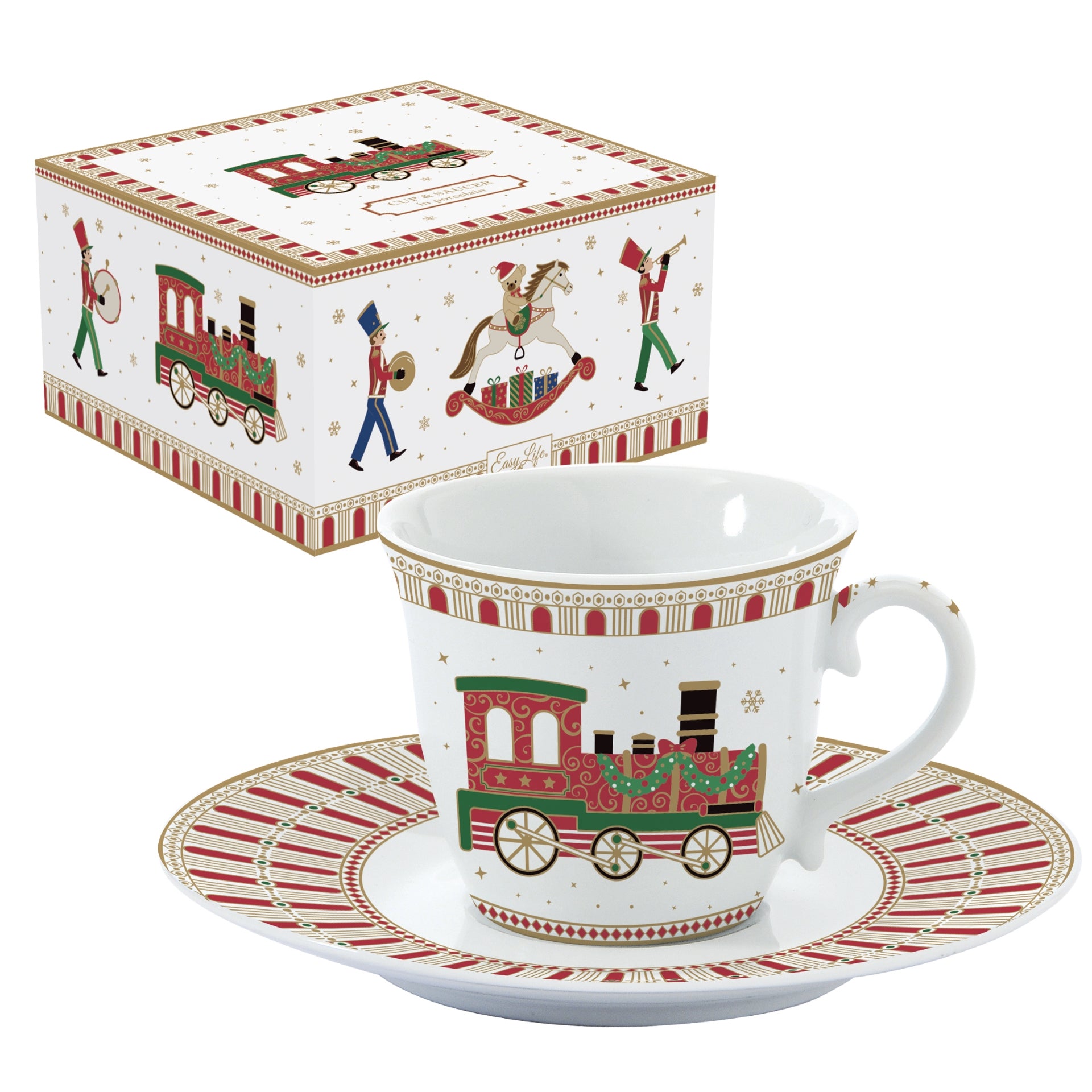 Polar express tasse à thé - Maison porcel  | Porcelaine