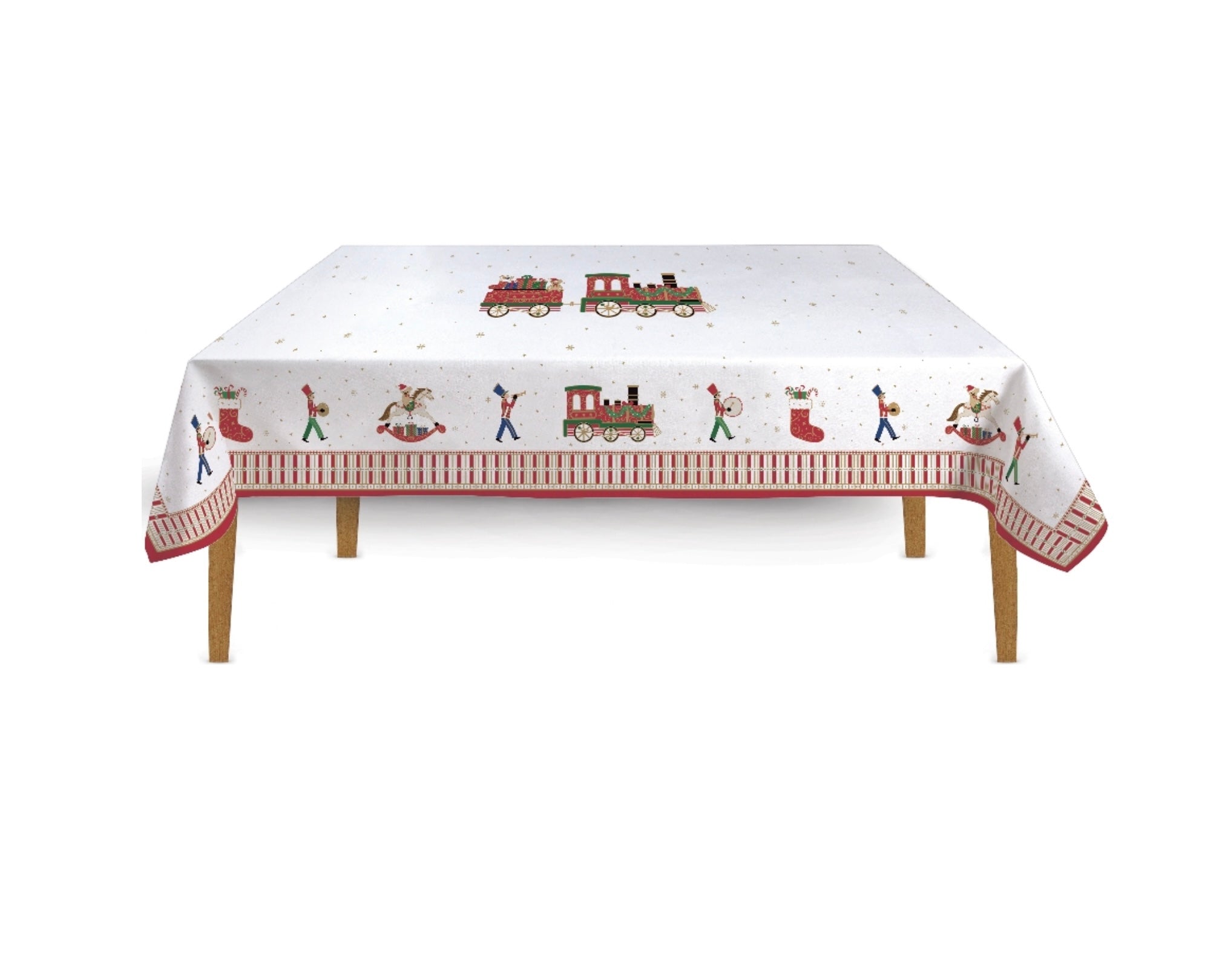 Polar express nappe 145x250cm - Maison porcel  | Porcelaine