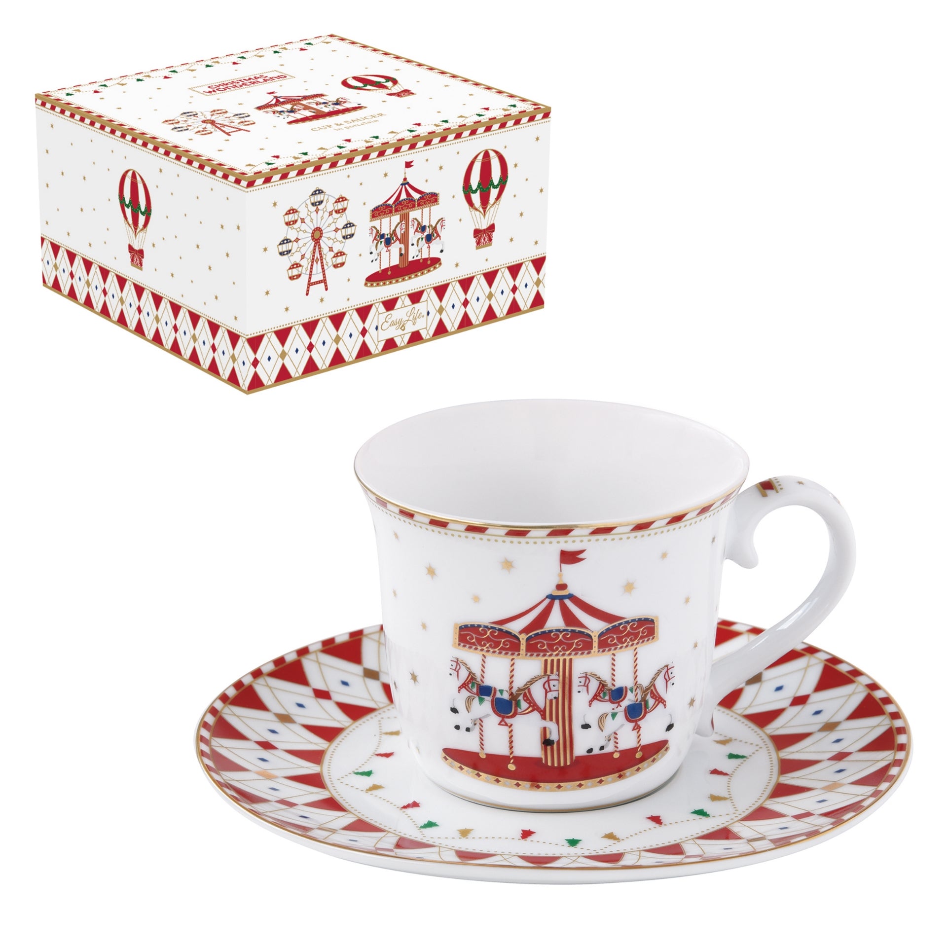Wonderland tasse à thé - Maison porcel  | Porcelaine