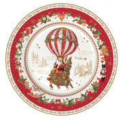 Christmas memories assiette à dessert 19cm - Maison porcel  | Porcelaine