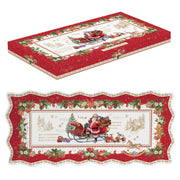 Christmas memories plat rectangle 40x18cm - Maison porcel  | Porcelaine