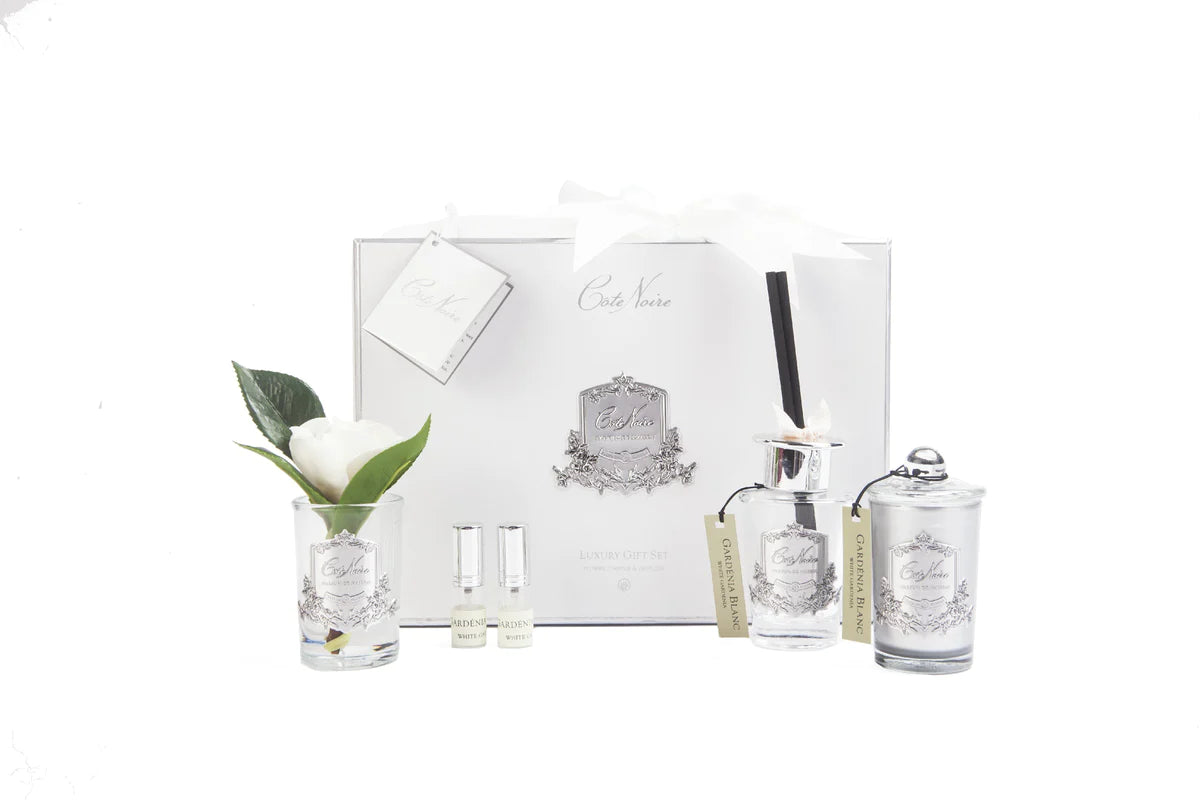 Coffret cadeau argent blanc - Maison porcel  | Porcelaine