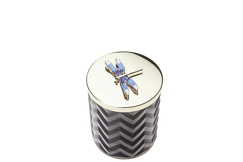Bougie foulard bleue - Maison porcel  | Porcelaine