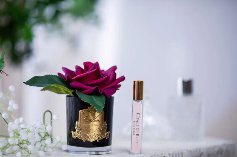 Bouquet single bordeaux - Maison porcel  | Porcelaine