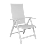 Chaise multiposition OCEO blanche - Maison porcel  | Porcelaine