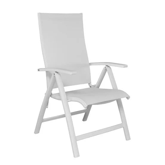 Chaise multiposition OCEO blanche - Maison porcel  | Porcelaine