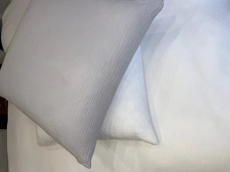 Housse de couette gaze de coton - Maison porcel  | Porcelaine