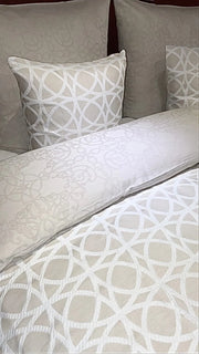 Adriatico beige coussin - Maison porcel  | Porcelaine