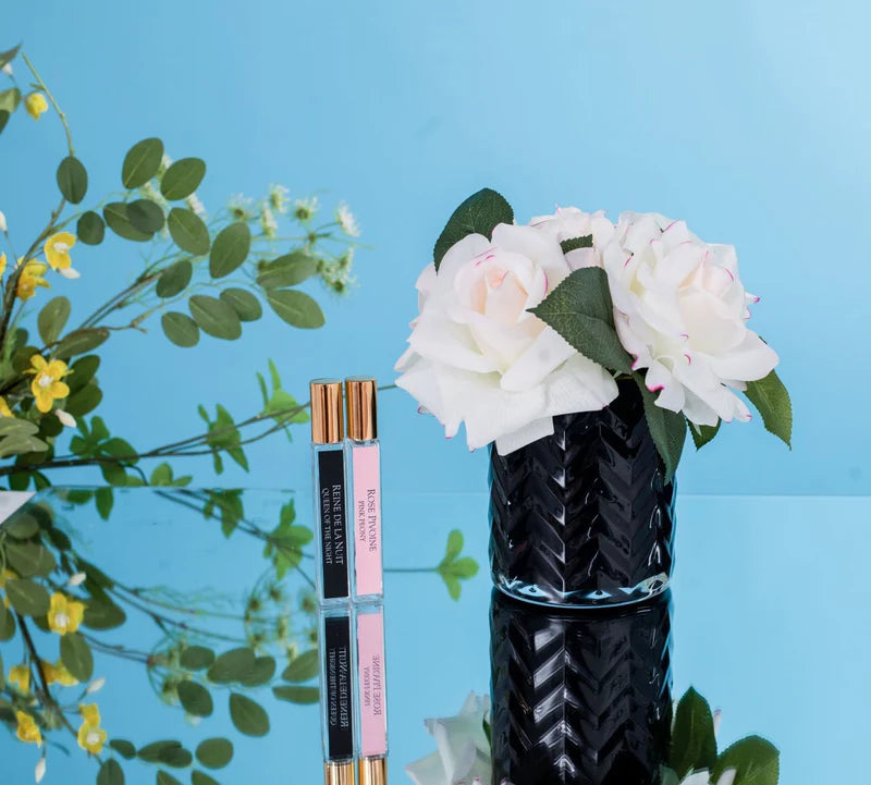 Bouquet herringbone doré noir - Maison porcel  | Porcelaine