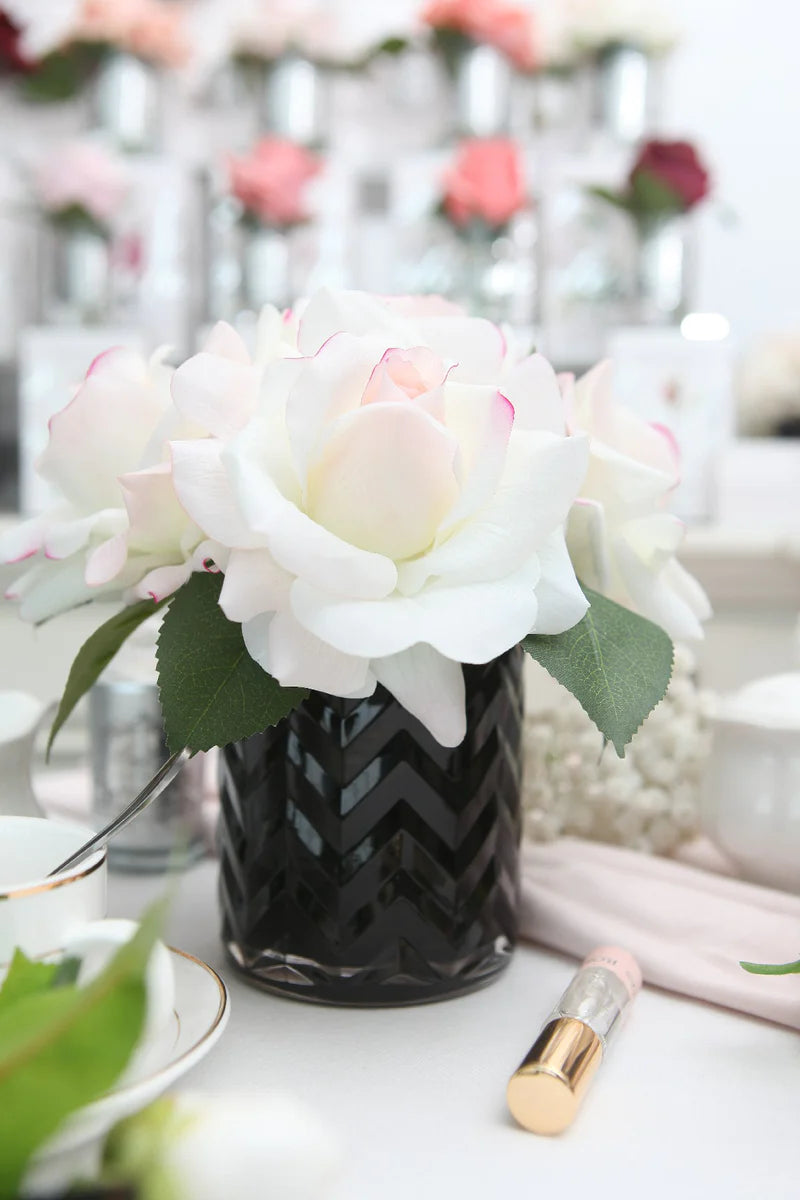 Bouquet herringbone doré noir - Maison porcel  | Porcelaine