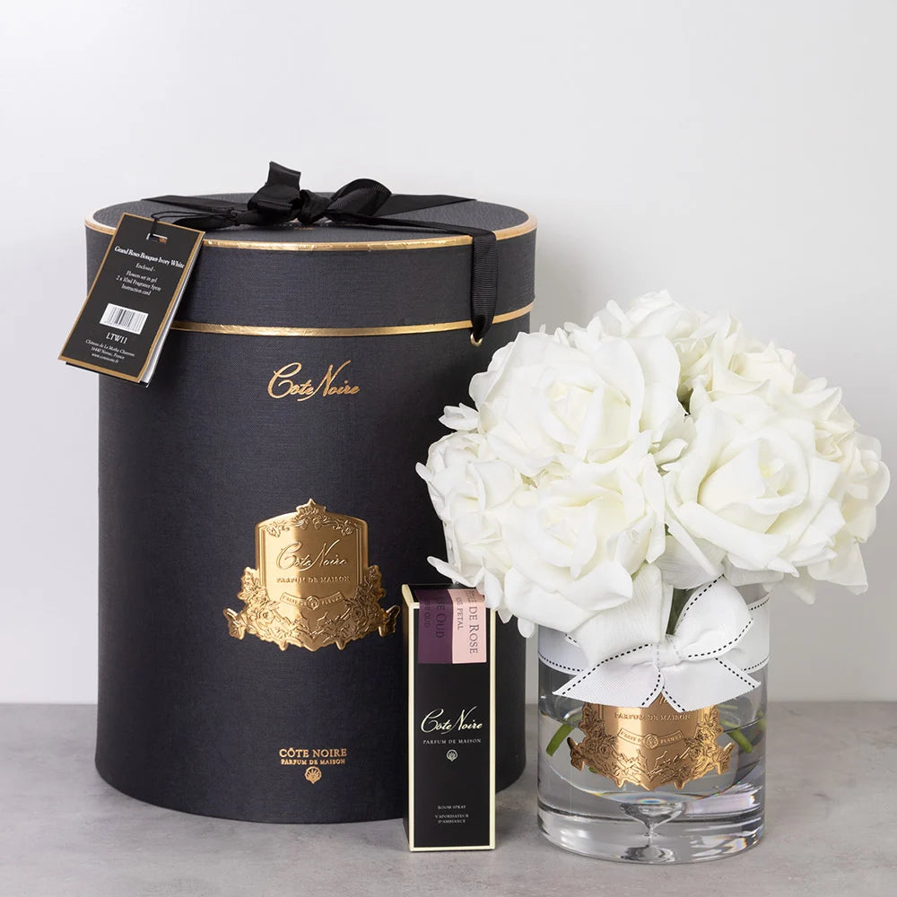 Bouquet luxury tea doré noir - Maison porcel  | Porcelaine