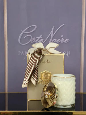 Bougie foulard prosseco - Maison porcel  | Porcelaine