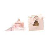 Bougie art deco rose - Maison porcel  | Porcelaine