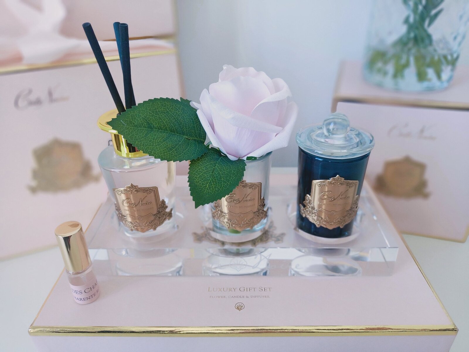 Coffret cadeau rose - Maison porcel  | Porcelaine