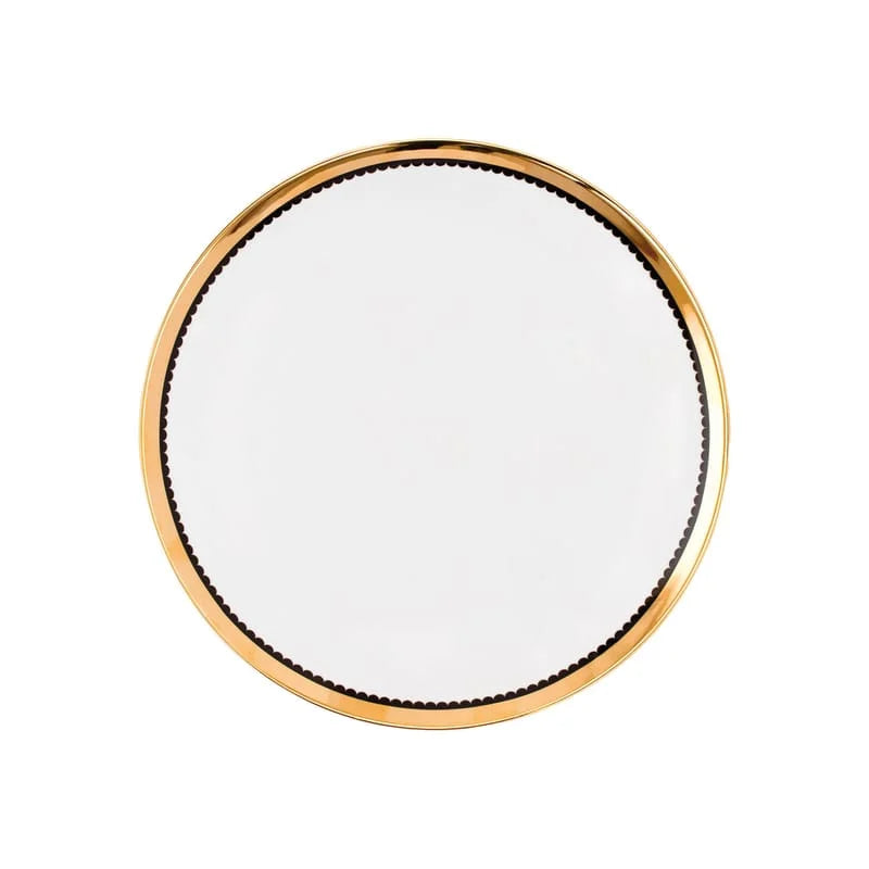 Saturn assiette plate 27cm - Maison porcel  | Porcelaine